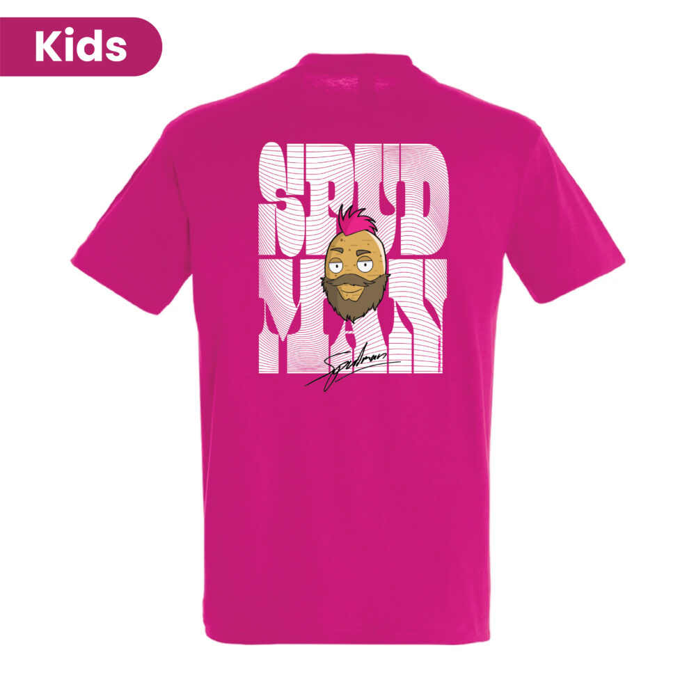 Neon Graphic Spudman Kids Tees